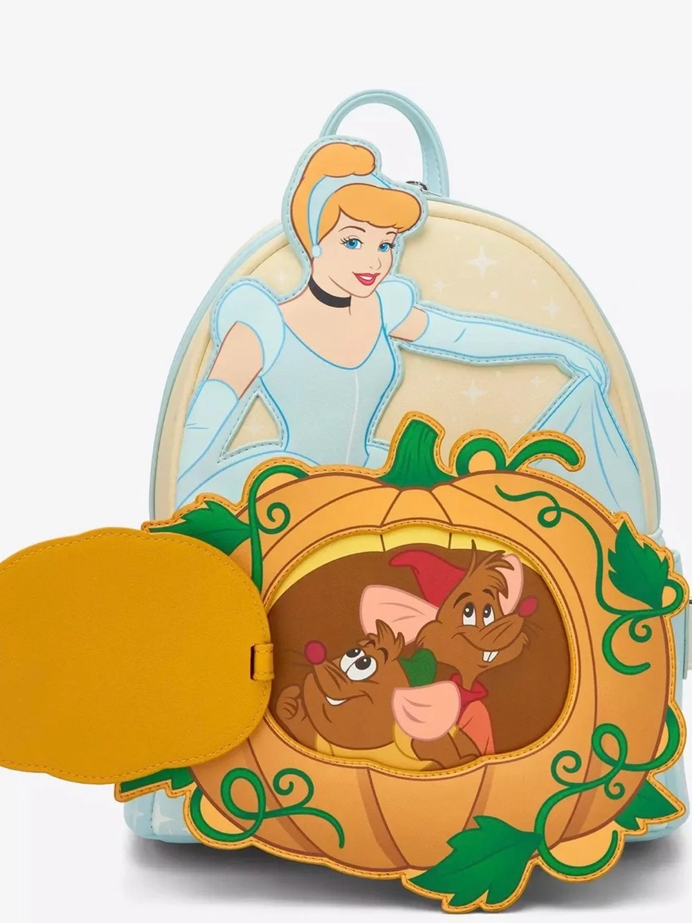 Loungefly Disney Cinderella Ballgown Pumpkin Mini Backpack - Picture 1 of 16
